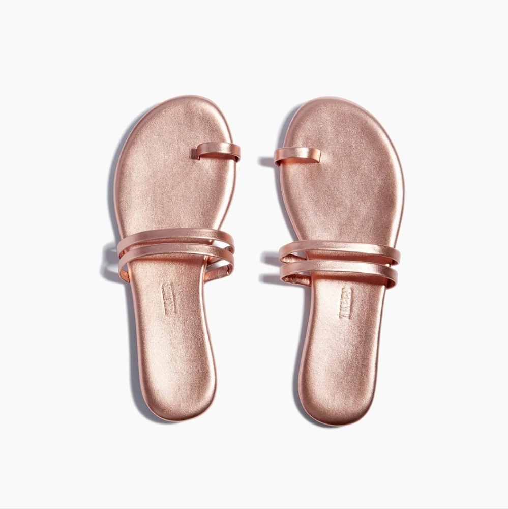 TKEES LEAH METALLIC sandals